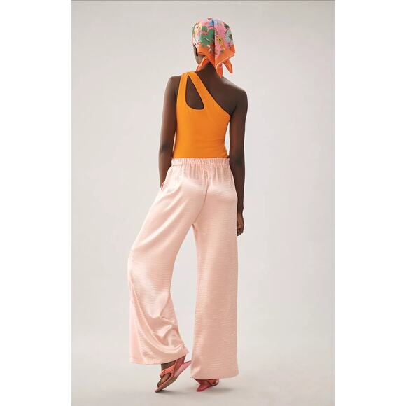 Anthropologie Self Contrast Satin Cargo Pants - New XSP - Picture 5 of 6